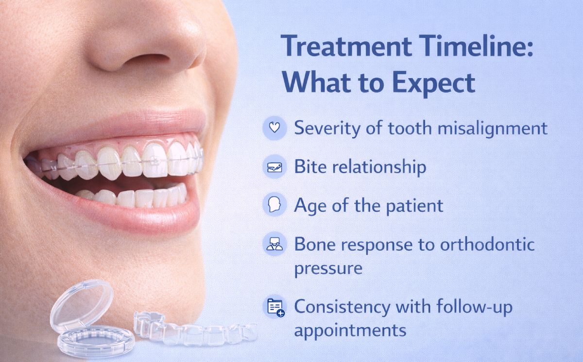 Transparent Teeth Braces in Dubai: How Clear Braces Straighten Teeth Discreetly 2 Treatment Timeline: What to Expect