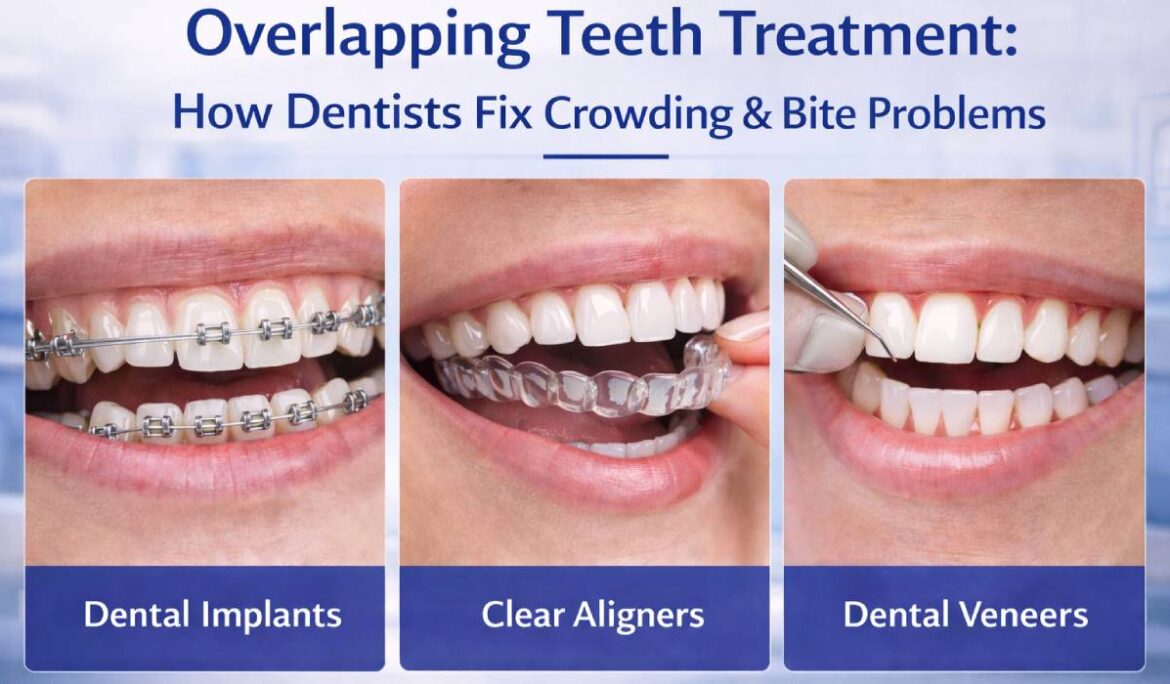 Overlapping Teeth Treatment in Dubai: How Dentists Fix Crowding and Bite Problems