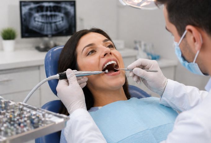 routine dental checkup