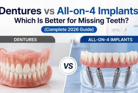 Dentures vs All-on-4 Implants: Which Is Better for Missing Teeth? (Complete 2026 Guide)