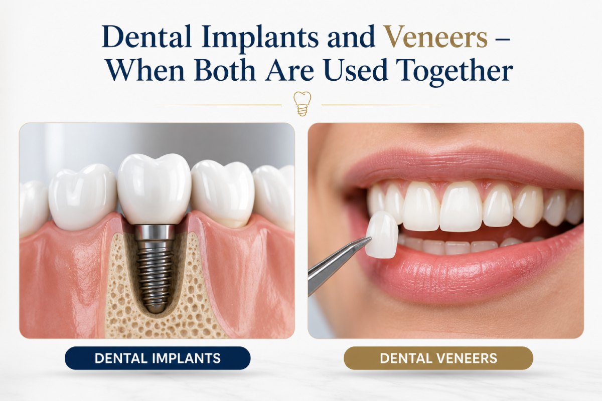 dental implants and dental veneers