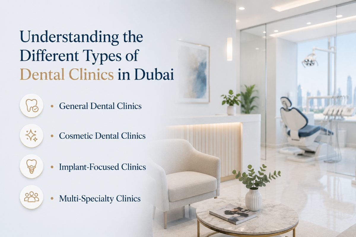 Types of dental clinics in dubai