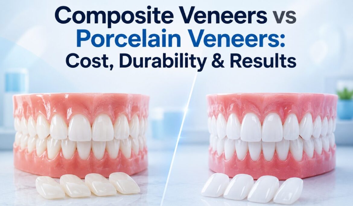 Composite Veneers vs Porcelain Veneers: Cost, Durability, Appearance & Maintenance Compared