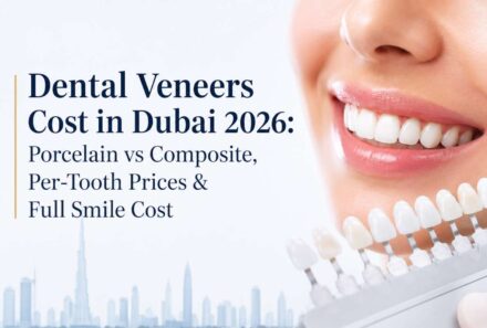 Dental Veneers Cost in Dubai 2026: Porcelain vs Composite, Per-Tooth Prices & Full Smile Cost