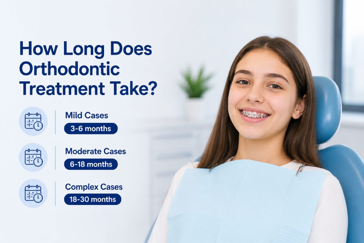 Best Orthodontist in Dubai: Treatments, Timelines, Process & What to Expect (2026 Complete Guide) 3 How Long Does Orthodontic Treatment Take