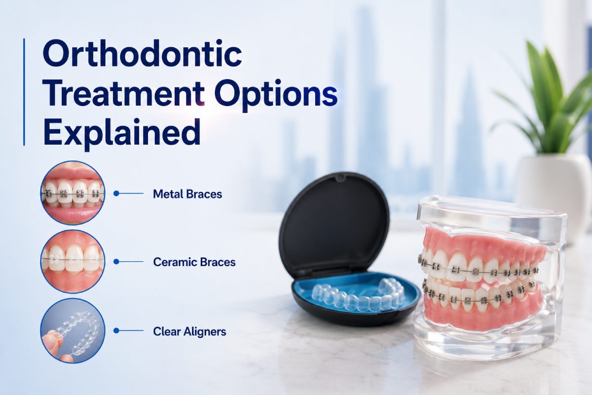 Best Orthodontist in Dubai: Treatments, Timelines, Process & What to Expect (2026 Complete Guide) 2 Orthodontic Treatment Options Explained
