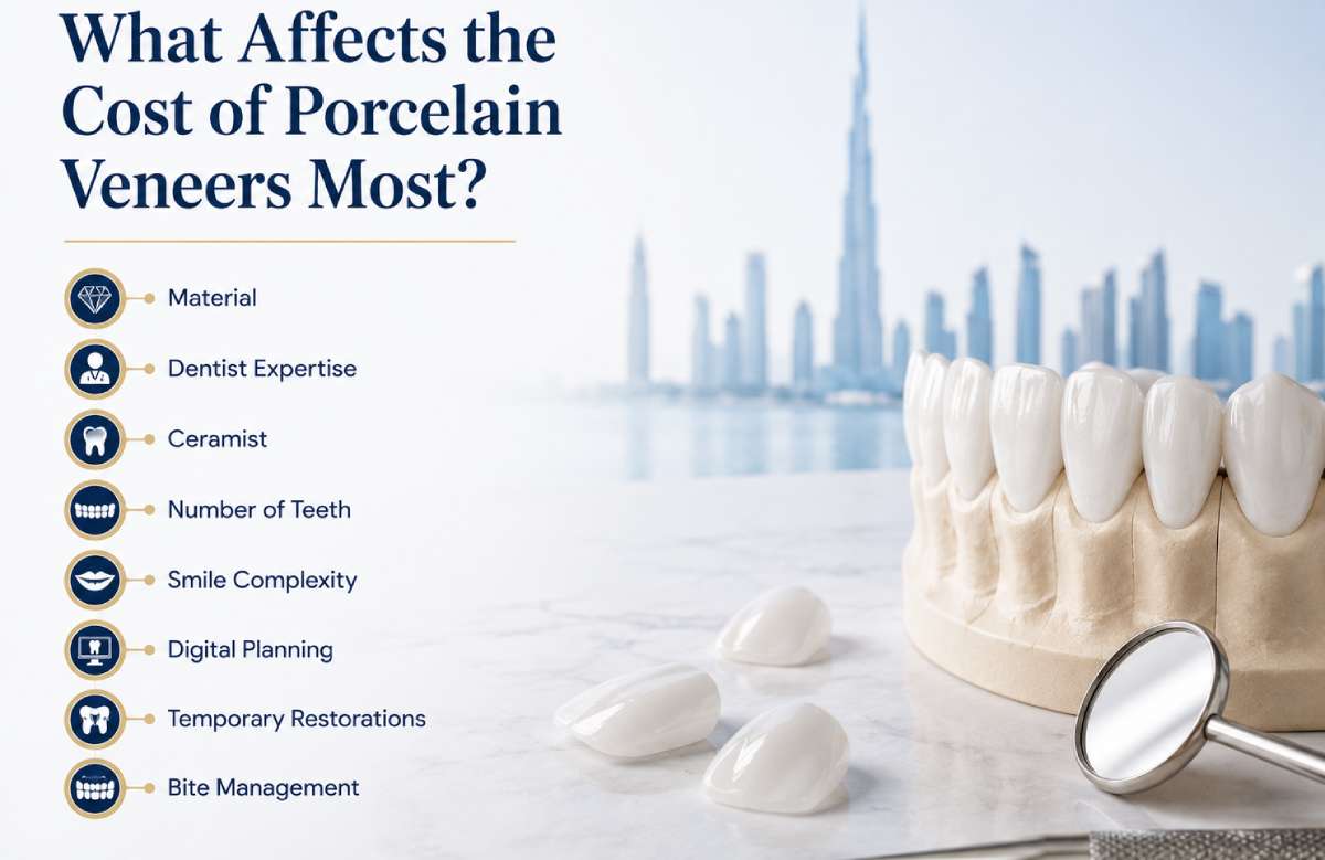Dental Veneers Cost in Dubai 2026: Porcelain vs Composite, Per-Tooth Prices & Full Smile Cost 3 porcelain veneers cost Dubai