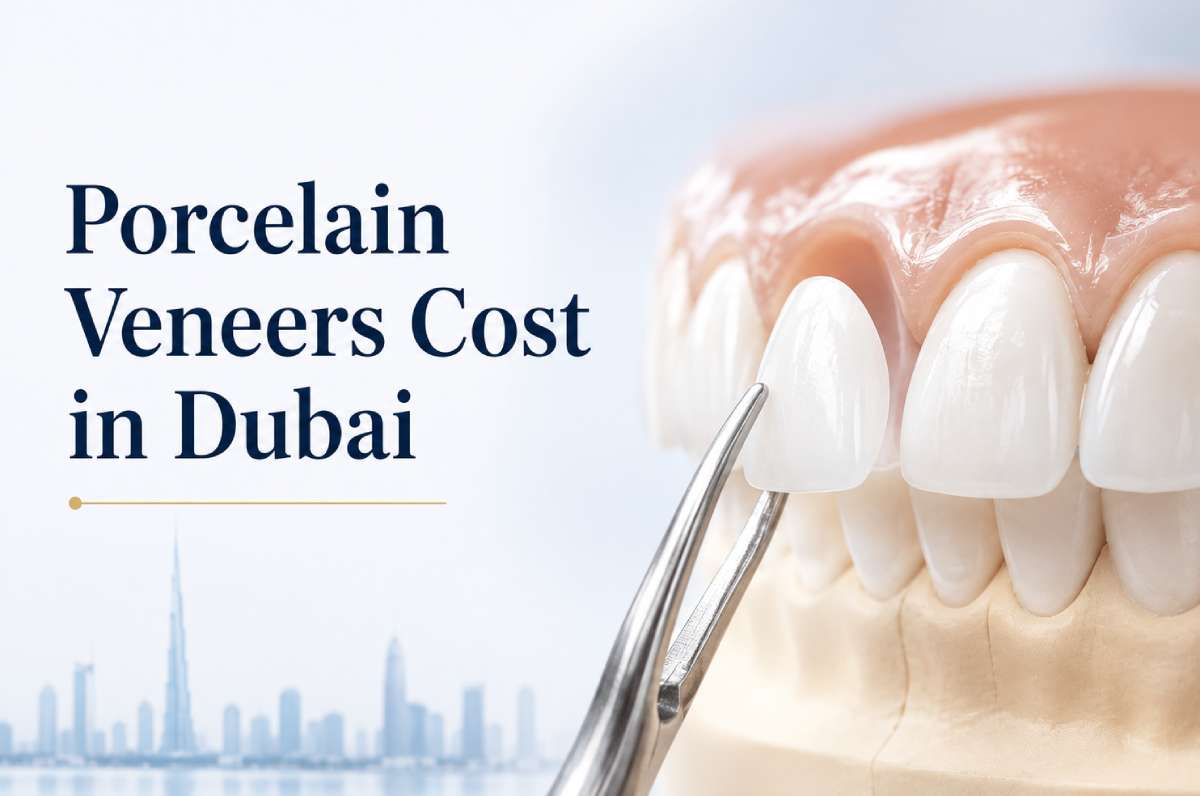Dental Veneers Cost in Dubai 2026: Porcelain vs Composite, Per-Tooth Prices & Full Smile Cost 1 Porcelain Veneers Cost in Dubai