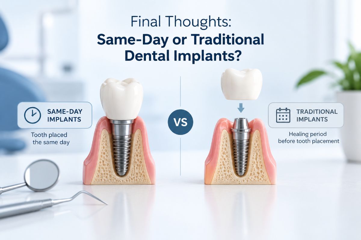 Same-Day Dental Implants vs Traditional Dental Implants in Dubai: Which Treatment Is Better? 2 same day or traditional dental implants