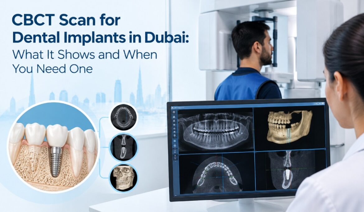 CBCT Scan for Dental Implants in Dubai: What It Shows and When You Need One